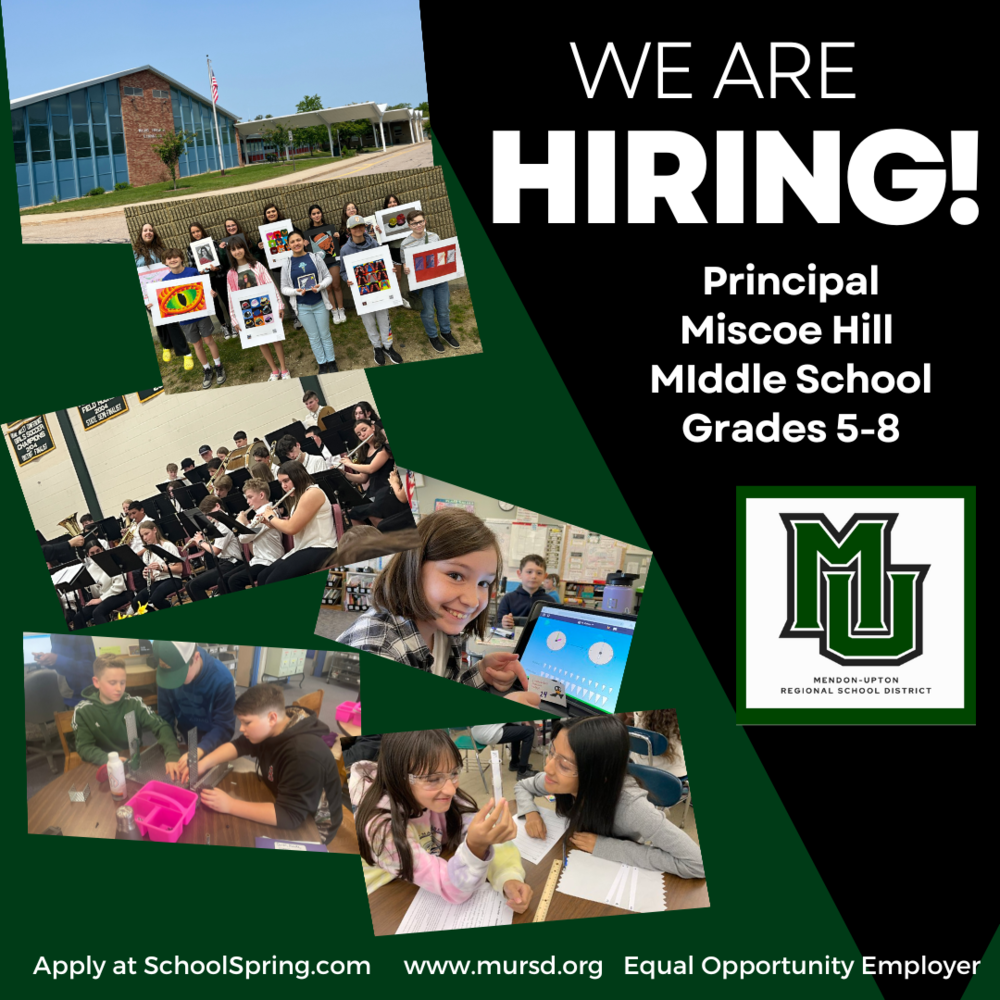 We are Hiring a Middle School Principal