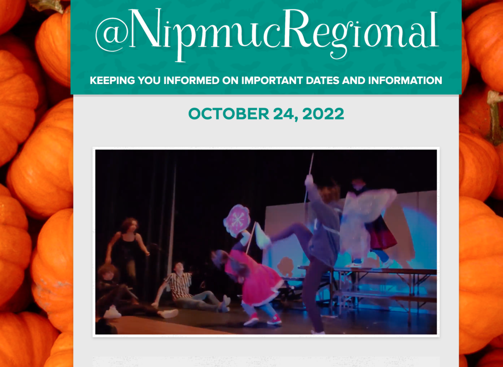 Nipmuc Newsletter - October 24, 2022