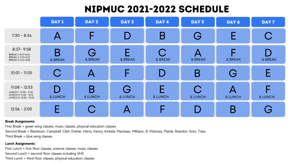 Bell Schedule