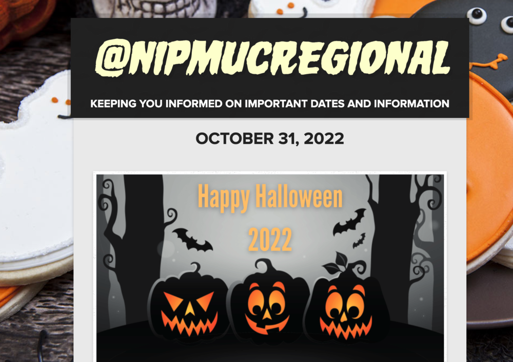 Nipmuc Newsletter - October 31, 2022
