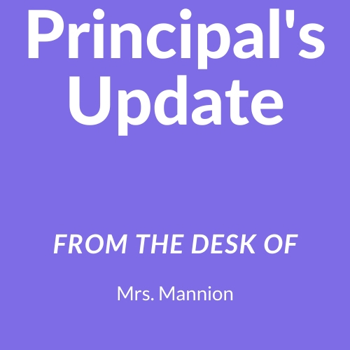 Principal's March Updates