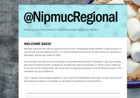 Nipmuc Newsletter