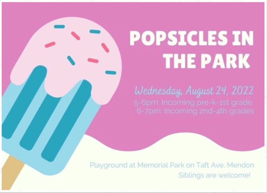 Popsicles in the Park!